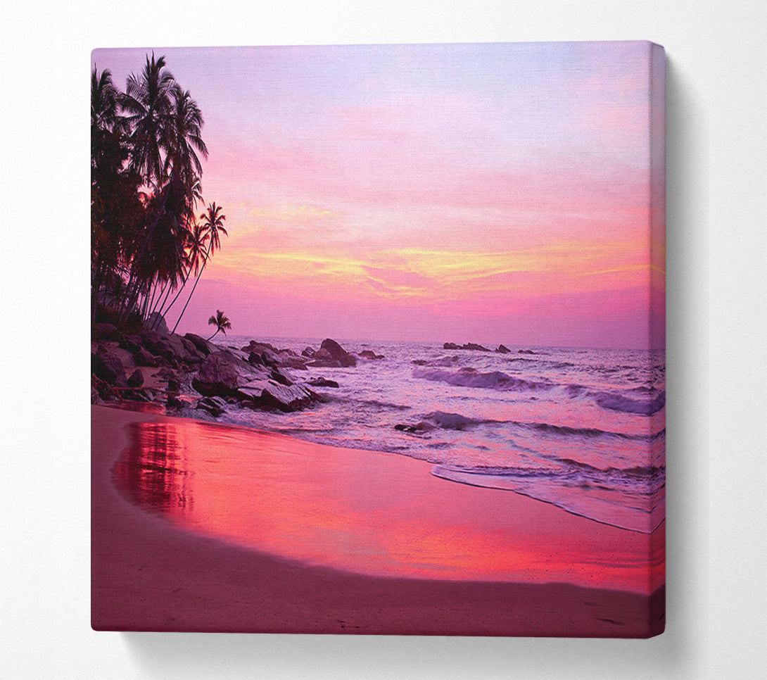  A Canvas Print of As The Ocean Moves Canvas Print