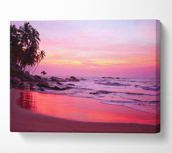  A Canvas Print of As The Ocean Moves Canvas Print