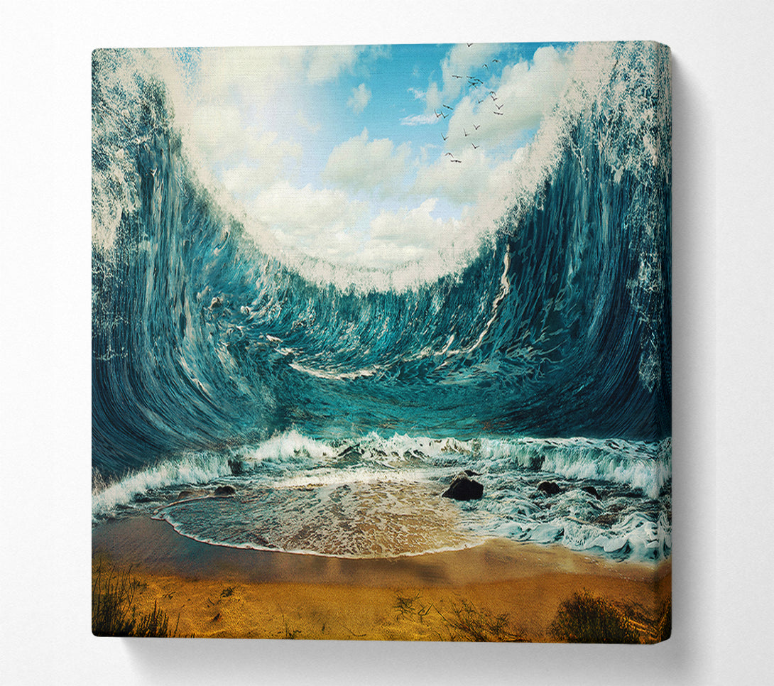  A Canvas Print of The Ocean Parts Canvas Print