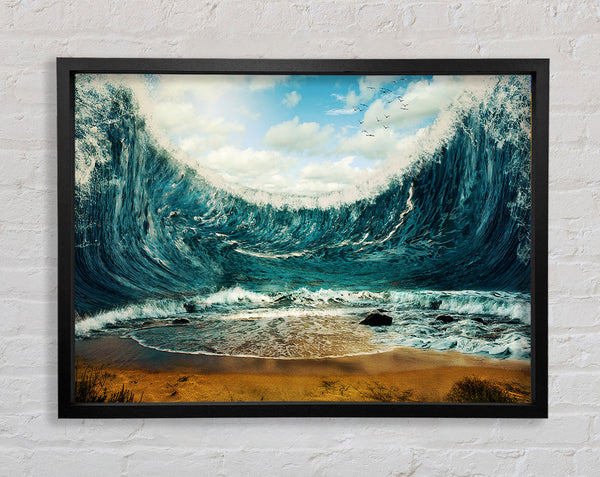 The Ocean Parts Framed Print