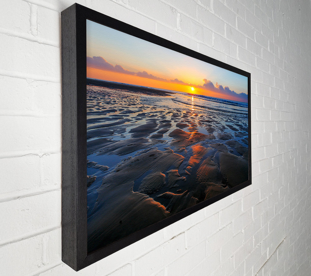  A Canvas Print of Sun Beam Sands Canvas Wall Art