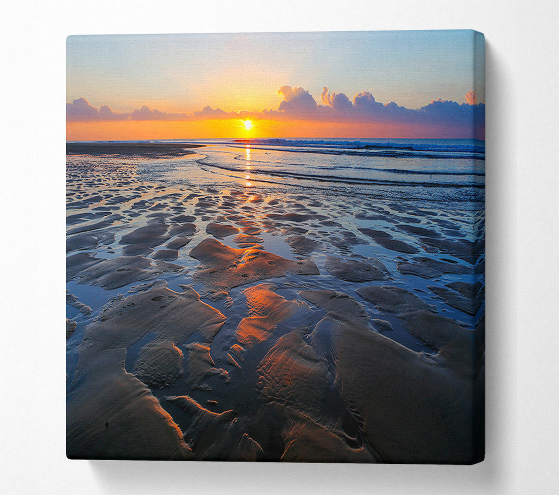  A Canvas Print of Sun Beam Sands Canvas Wall Art