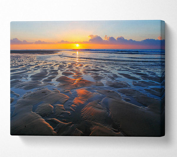  A Canvas Print of Sun Beam Sands Canvas Wall Art
