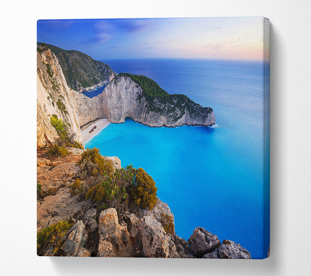  A Canvas Print of Perfect Beach Hideaway Canvas Print