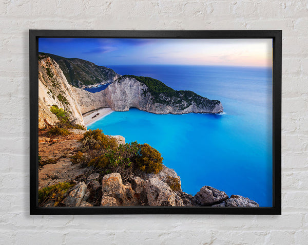 Perfect Beach Hideaway Framed Print