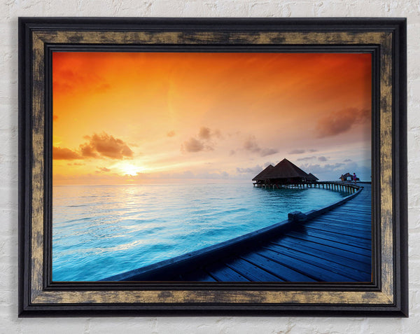 Living In Paradise Framed Print