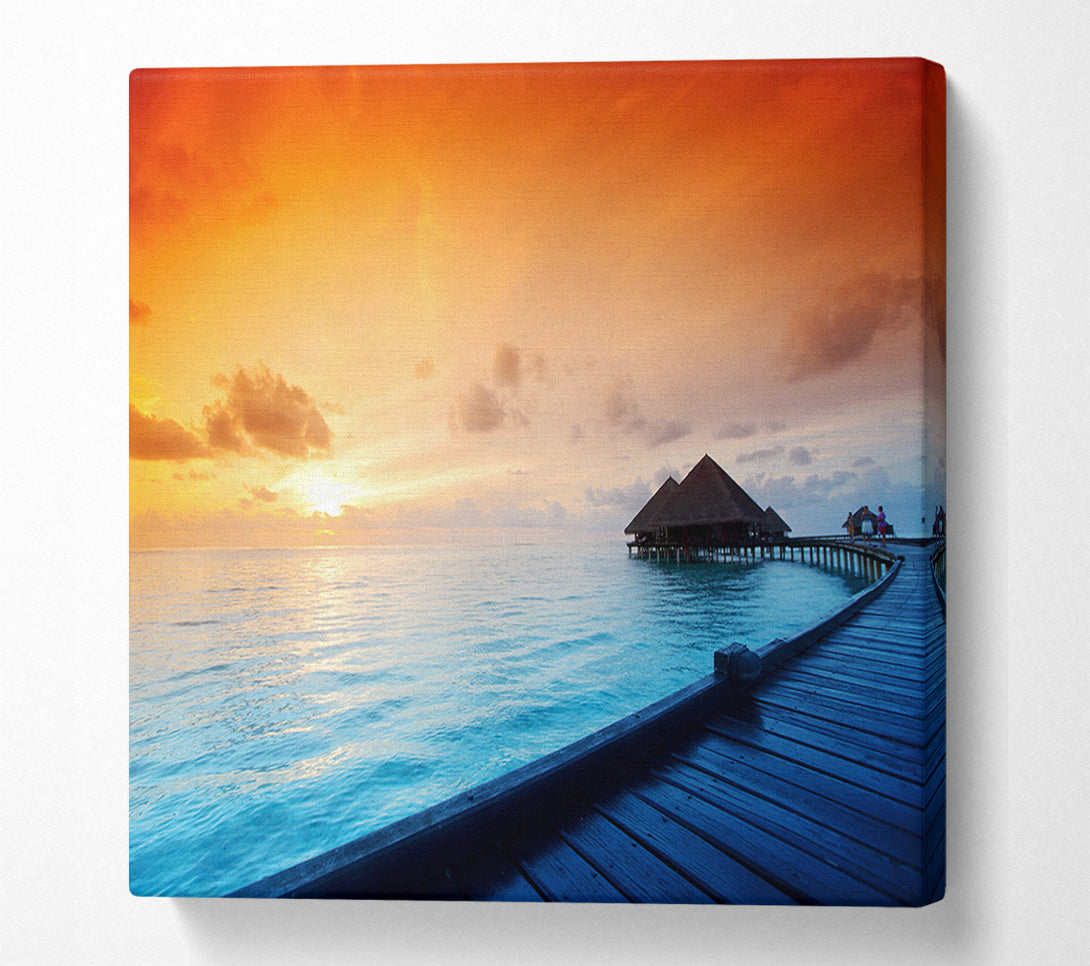  A Canvas Print of Living In Paradise Canvas Print