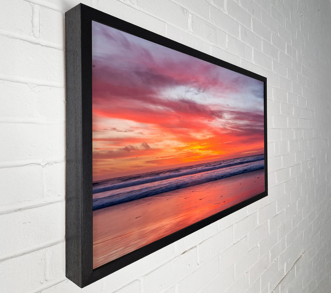  A Canvas Print of Sunset Ocean Canvas Art