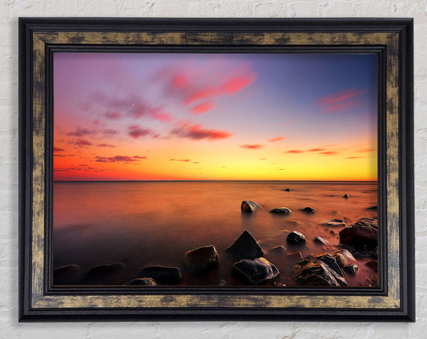 Rocks Of Time Framed Print
