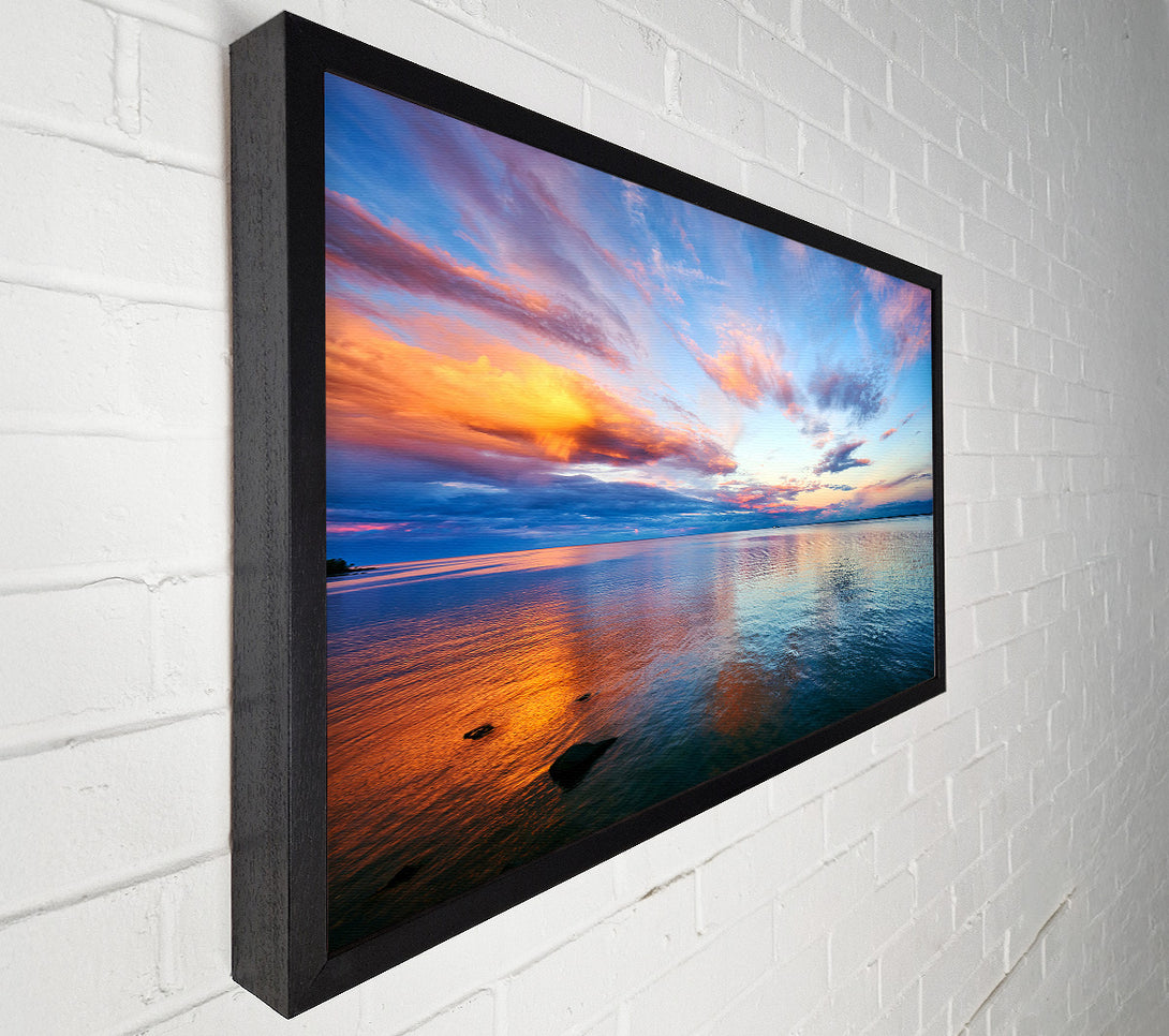  A Canvas Print of Nothing But Ocean Skies Canvas Art