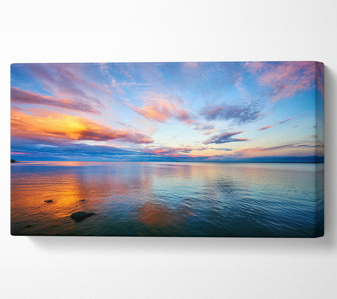  A Canvas Print of Nothing But Ocean Skies Canvas Art