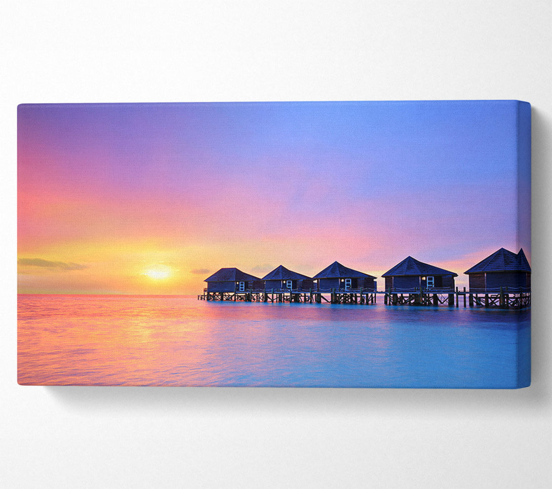  A Canvas Print of At The End Of A Hard Day Canvas Art