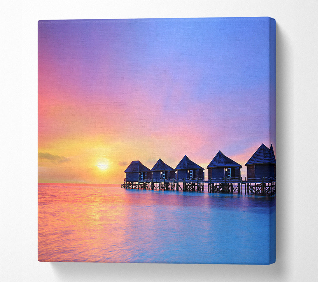  A Canvas Print of At The End Of A Hard Day Canvas Art