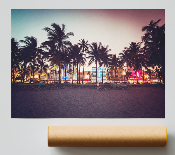 Miami Dusk Print