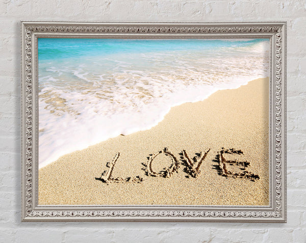 Just Love Framed Print