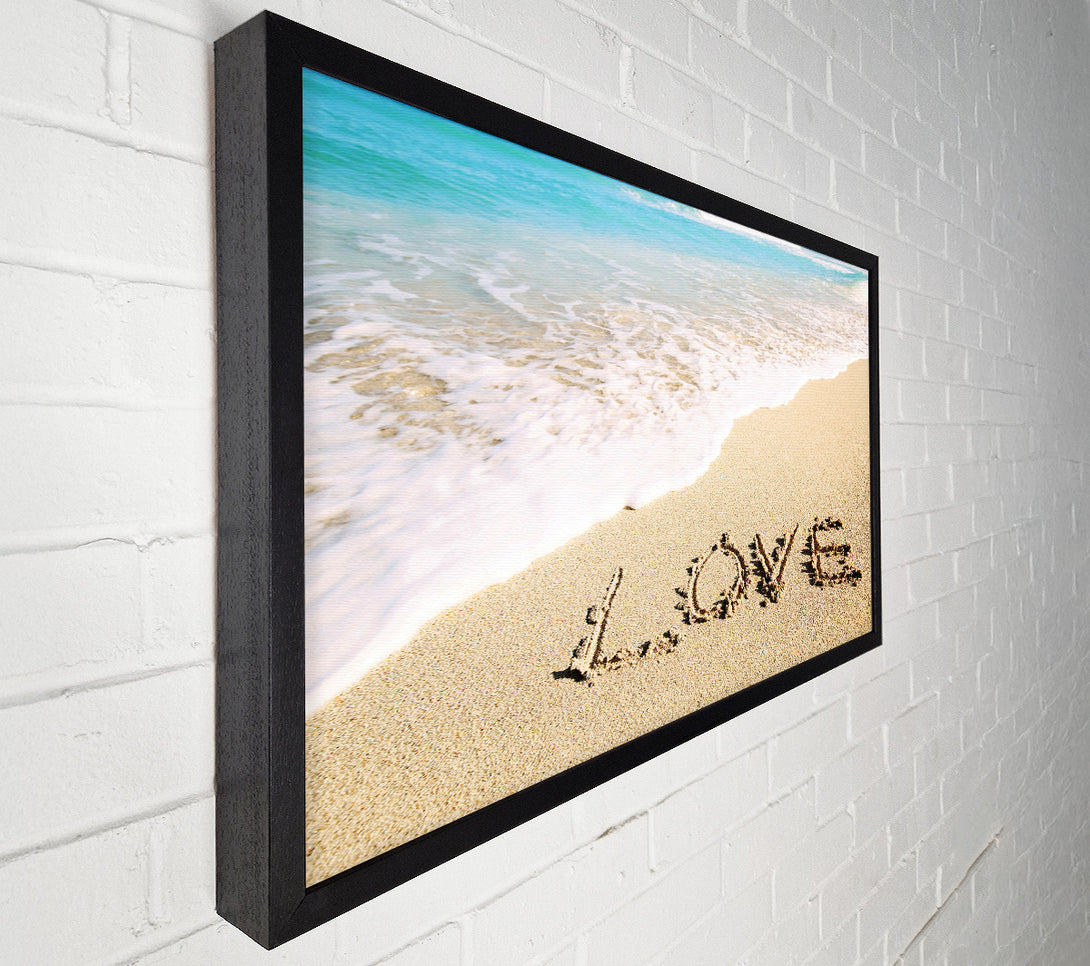  A Canvas Print of Just Love Canvas Print