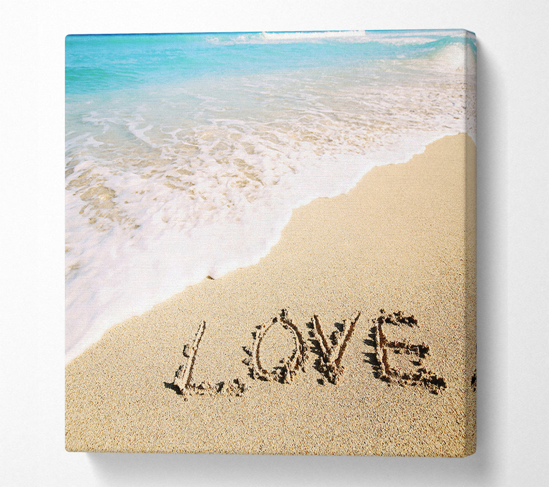 A Canvas Print of Just Love Canvas Print