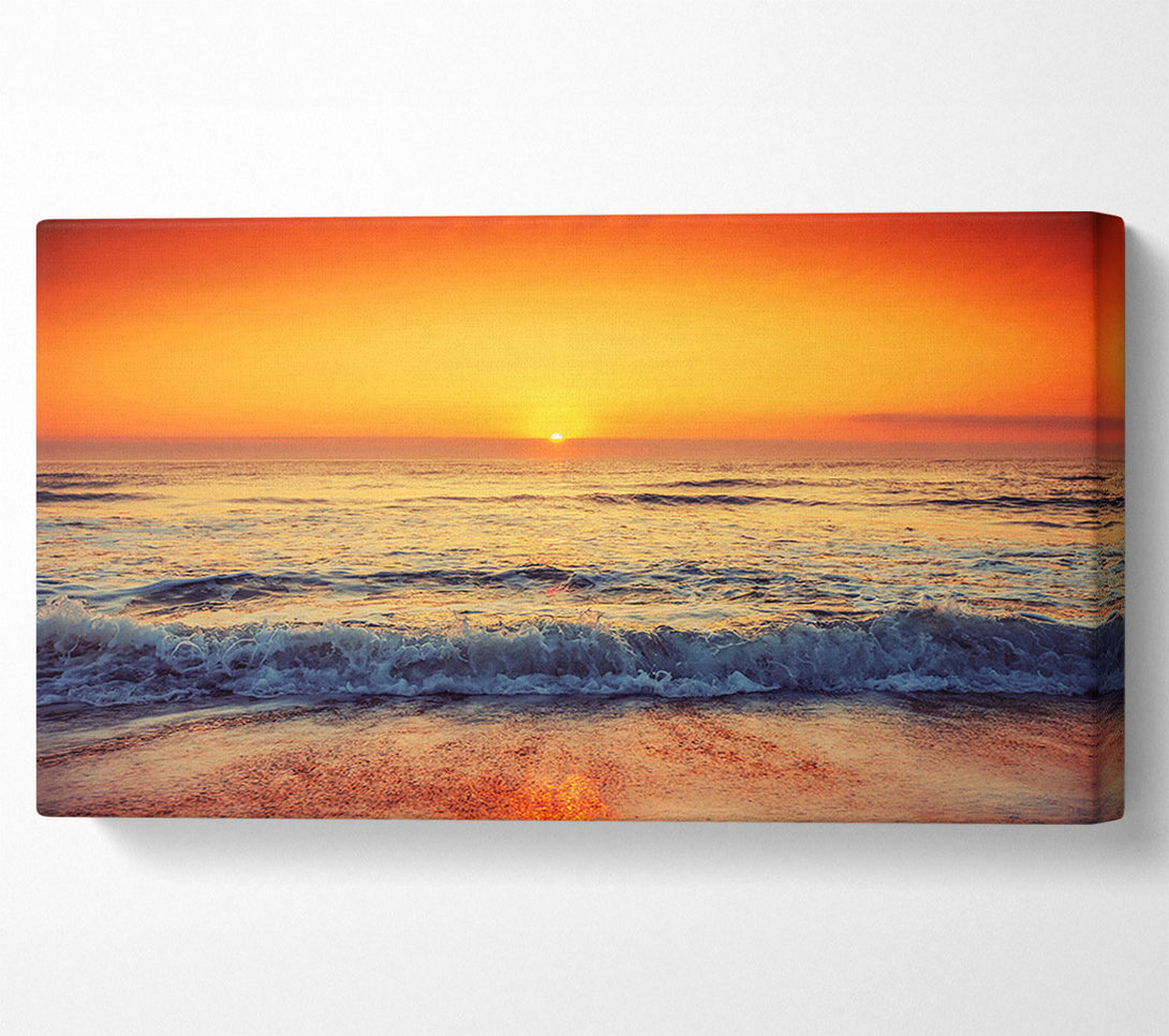  A Canvas Print of Ocean Sunset Canvas Print
