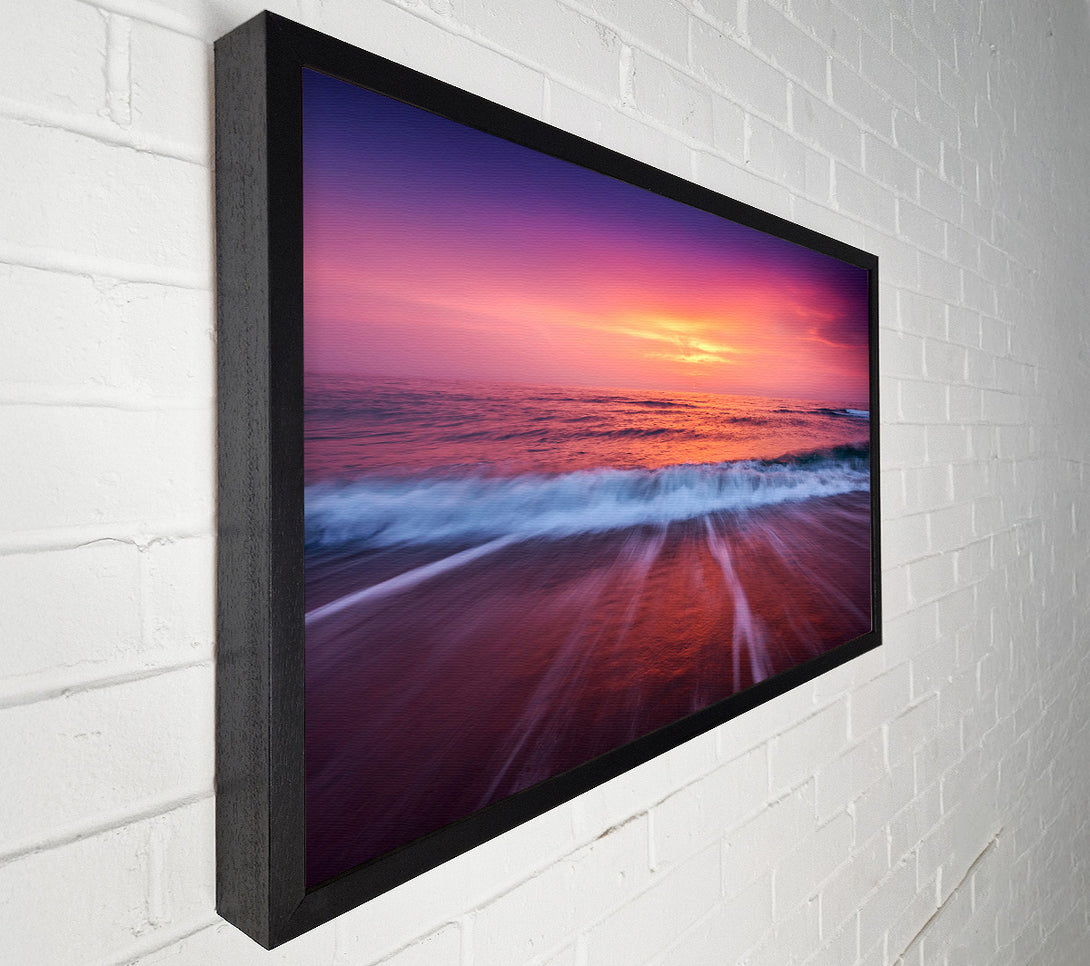 A Canvas Print of Stunning Ocean Movement Canvas Art