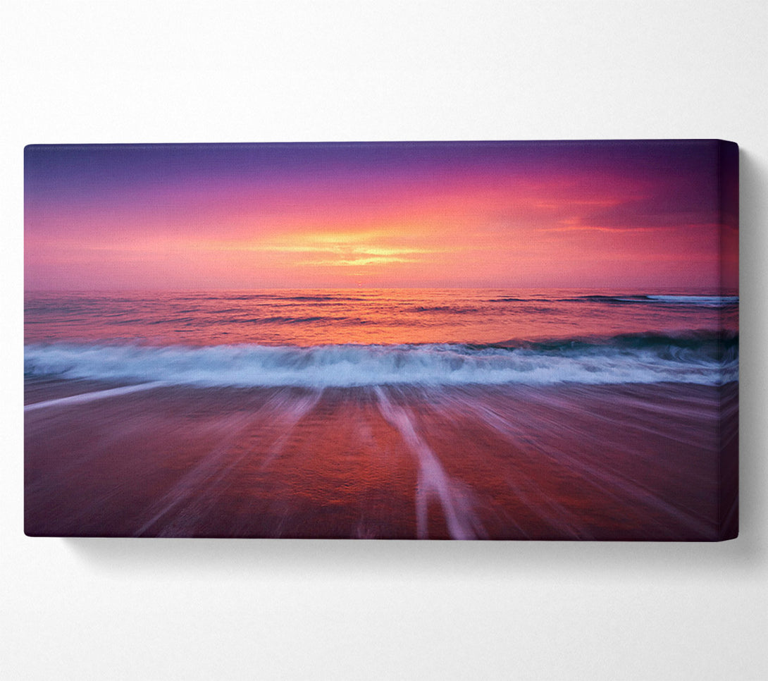  A Canvas Print of Stunning Ocean Movement Canvas Art
