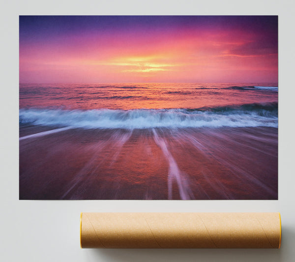 Stunning Ocean Movement Poster