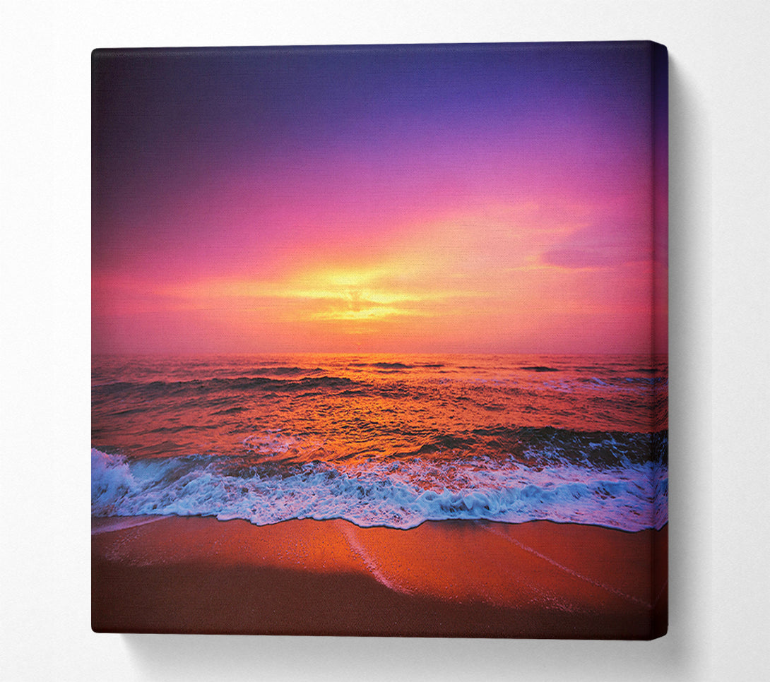  A Canvas Print of Perfect End To The Day Canvas Wall Art
