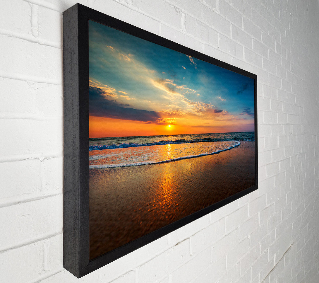  A Canvas Print of Sunset Movement Canvas Print