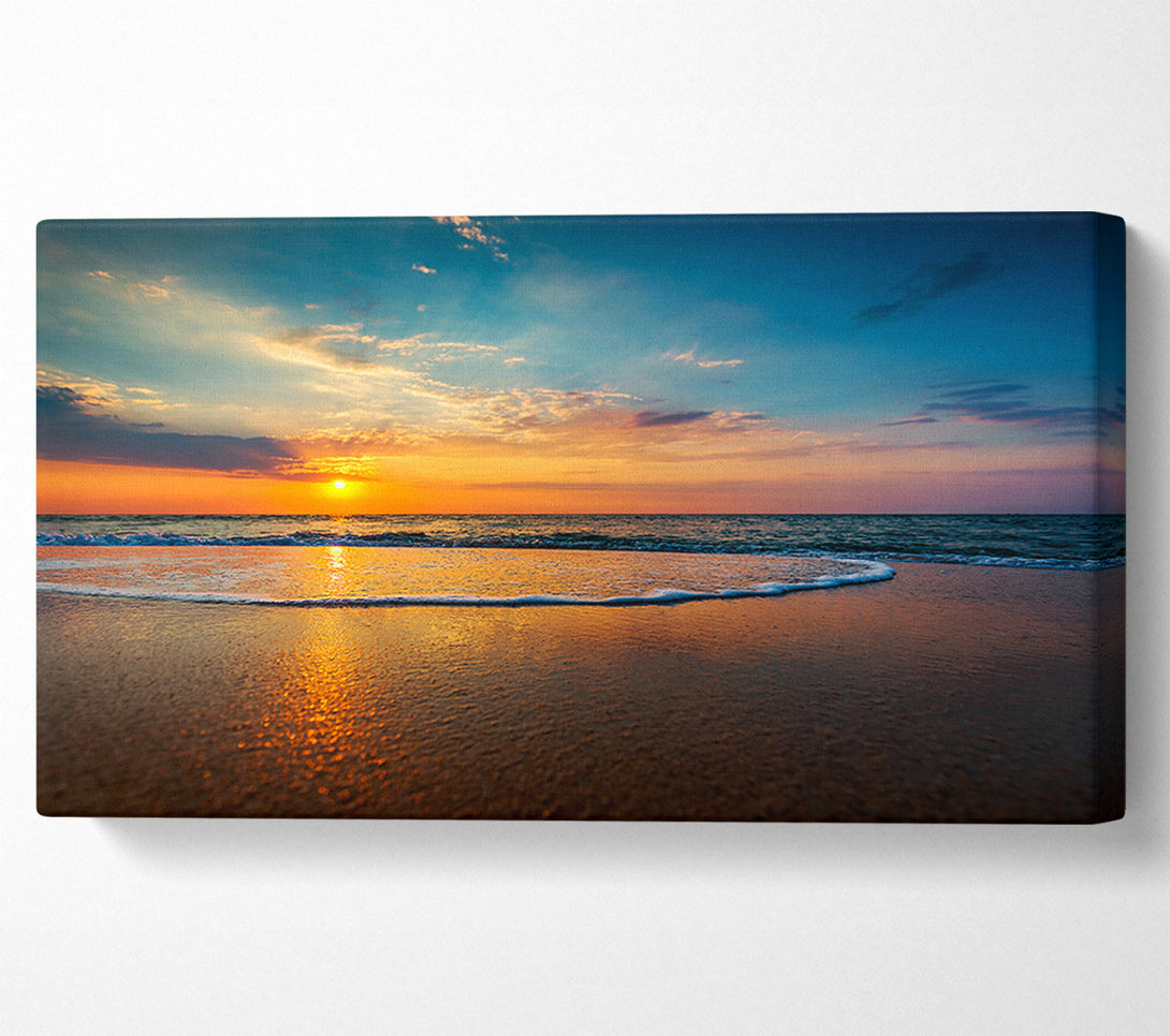  A Canvas Print of Sunset Movement Canvas Print