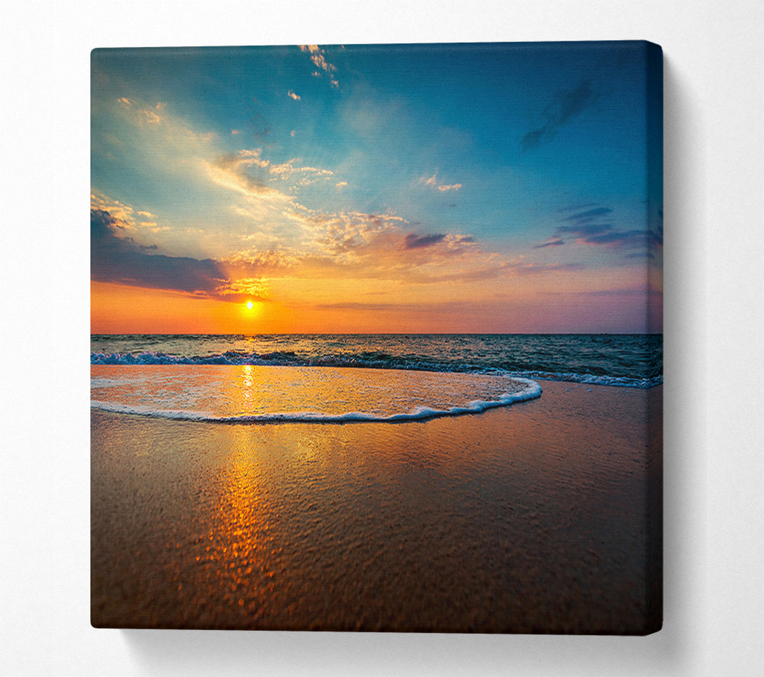  A Canvas Print of Sunset Movement Canvas Print