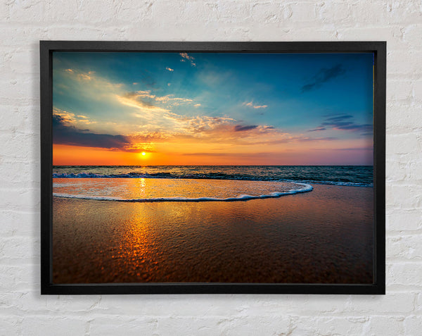 Sunset Movement Framed Print