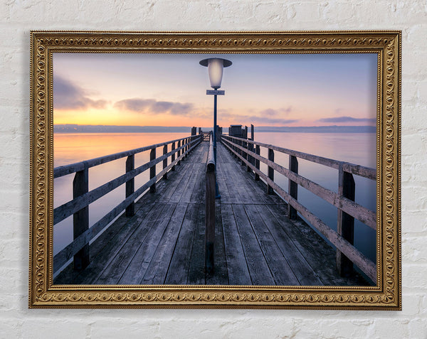 Boardwalk Delight Framed Print
