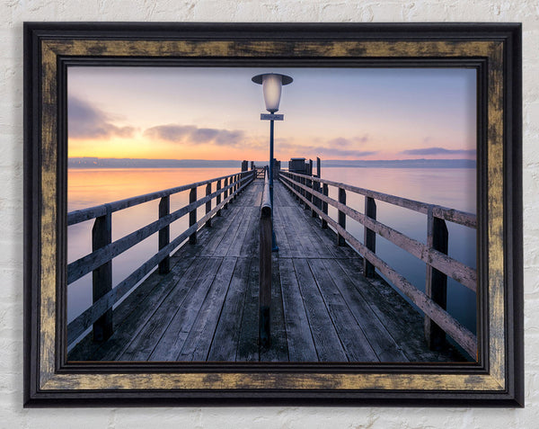 Boardwalk Delight Framed Print