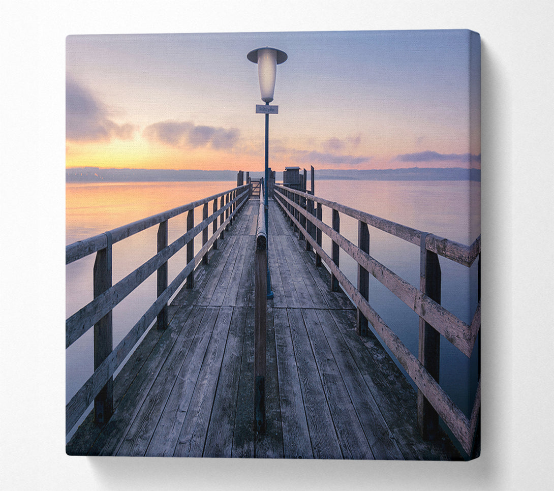  A Canvas Print of Boardwalk Delight Canvas Art