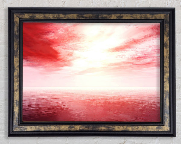 Just Pink Framed Print