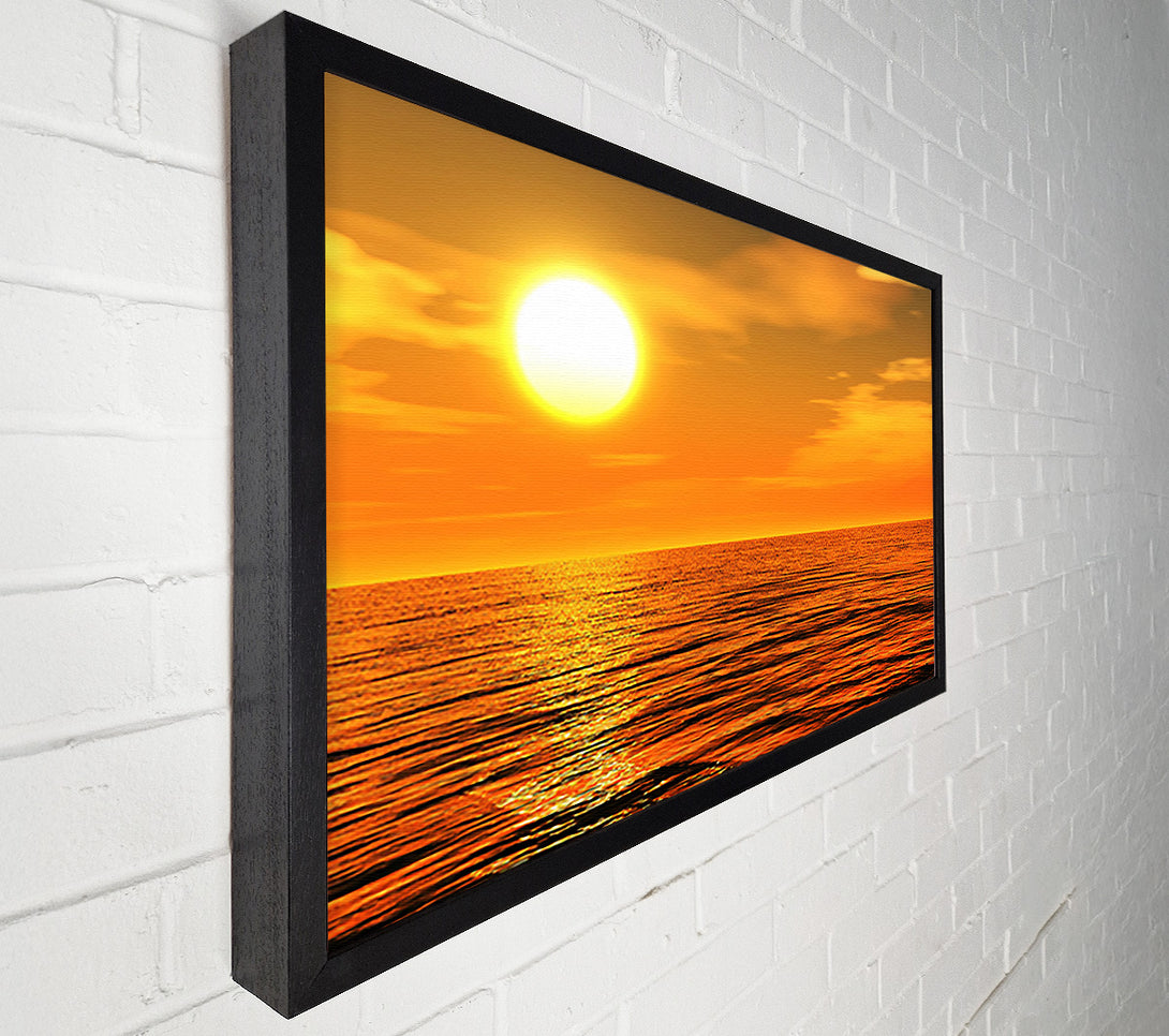 A Canvas Print of Golden Glow Canvas Wall Art