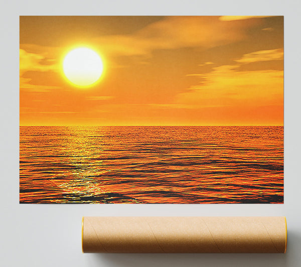 Golden Glow Giclee Print
