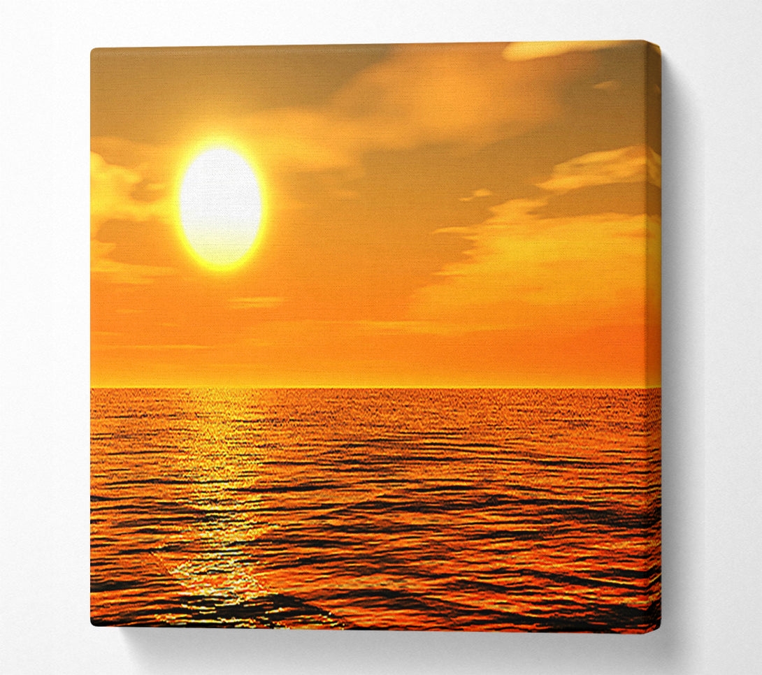  A Canvas Print of Golden Glow Canvas Wall Art