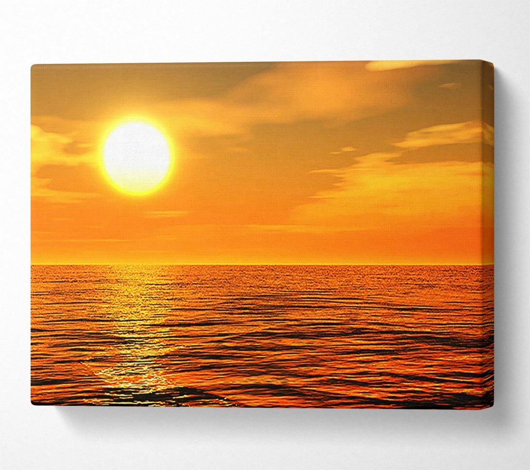  A Canvas Print of Golden Glow Canvas Wall Art