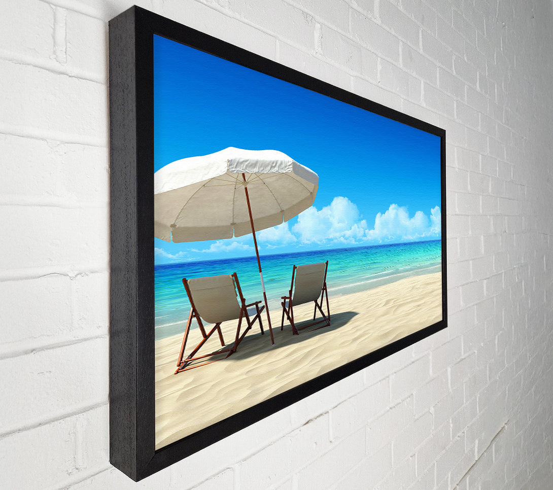  A Canvas Print of Paradise For Two Canvas Wall Art
