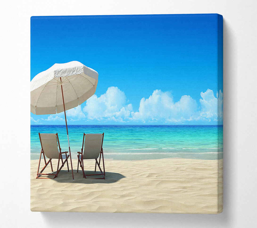  A Canvas Print of Paradise For Two Canvas Wall Art