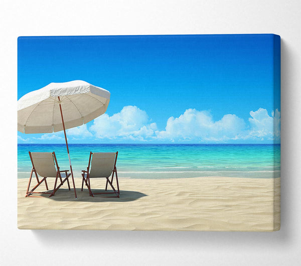  A Canvas Print of Paradise For Two Canvas Wall Art