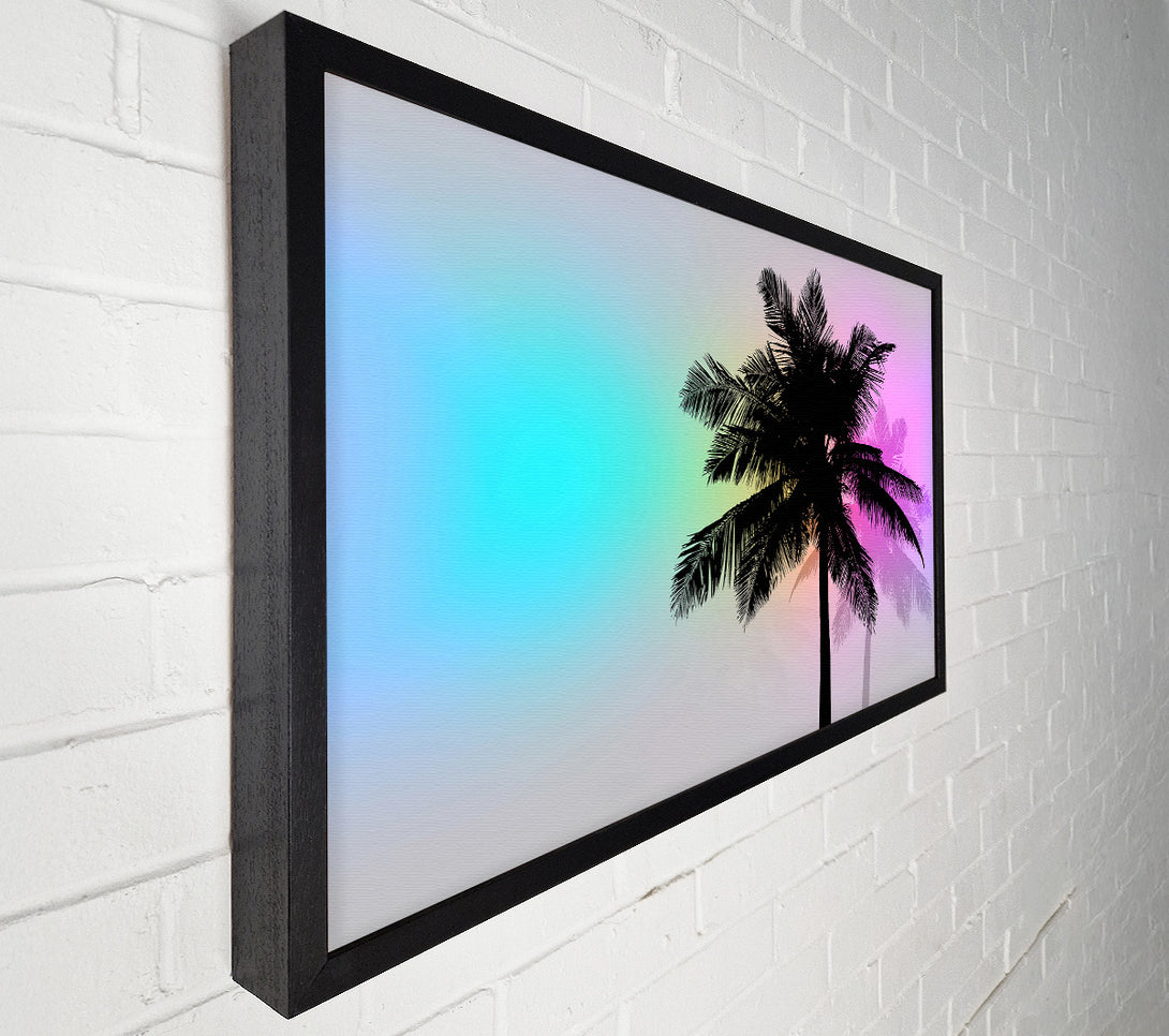  A Canvas Print of Psychedelic Palm Skies Canvas Art