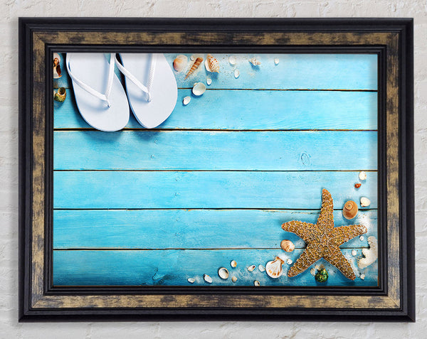 Bringing The Beach Home Framed Print