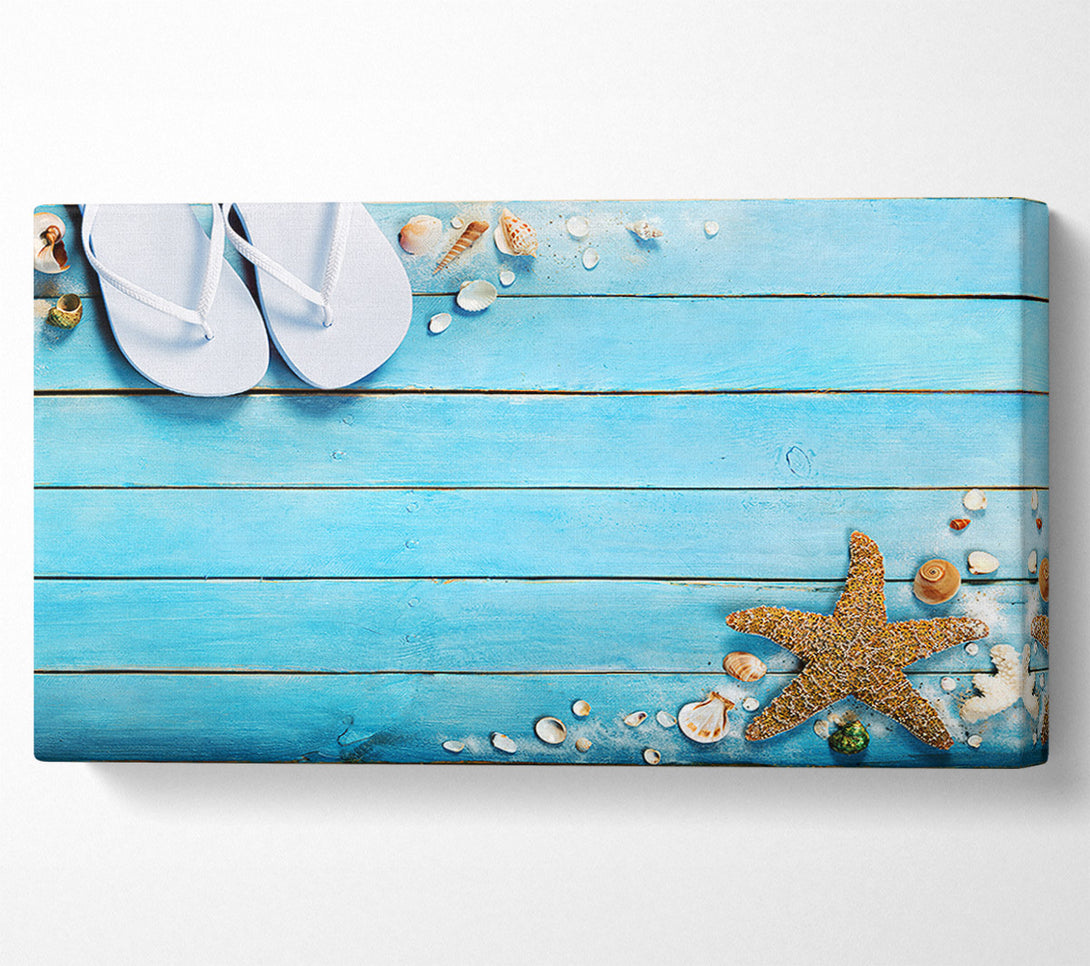  A Canvas Print of Bringing The Beach Home Canvas Print