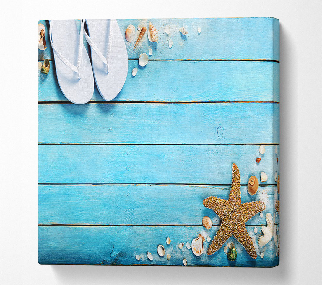 A Canvas Print of Bringing The Beach Home Canvas Print