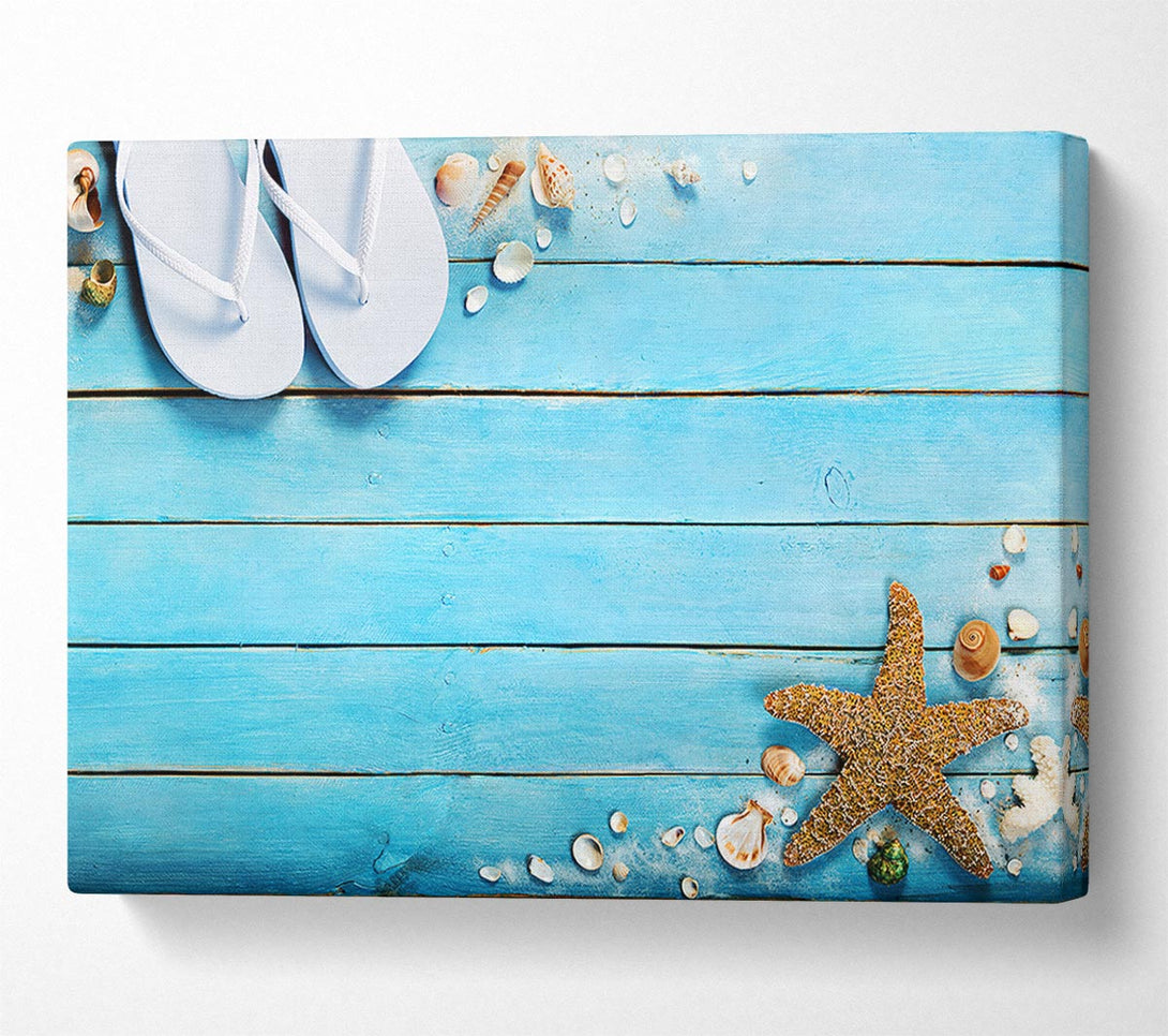  A Canvas Print of Bringing The Beach Home Canvas Print