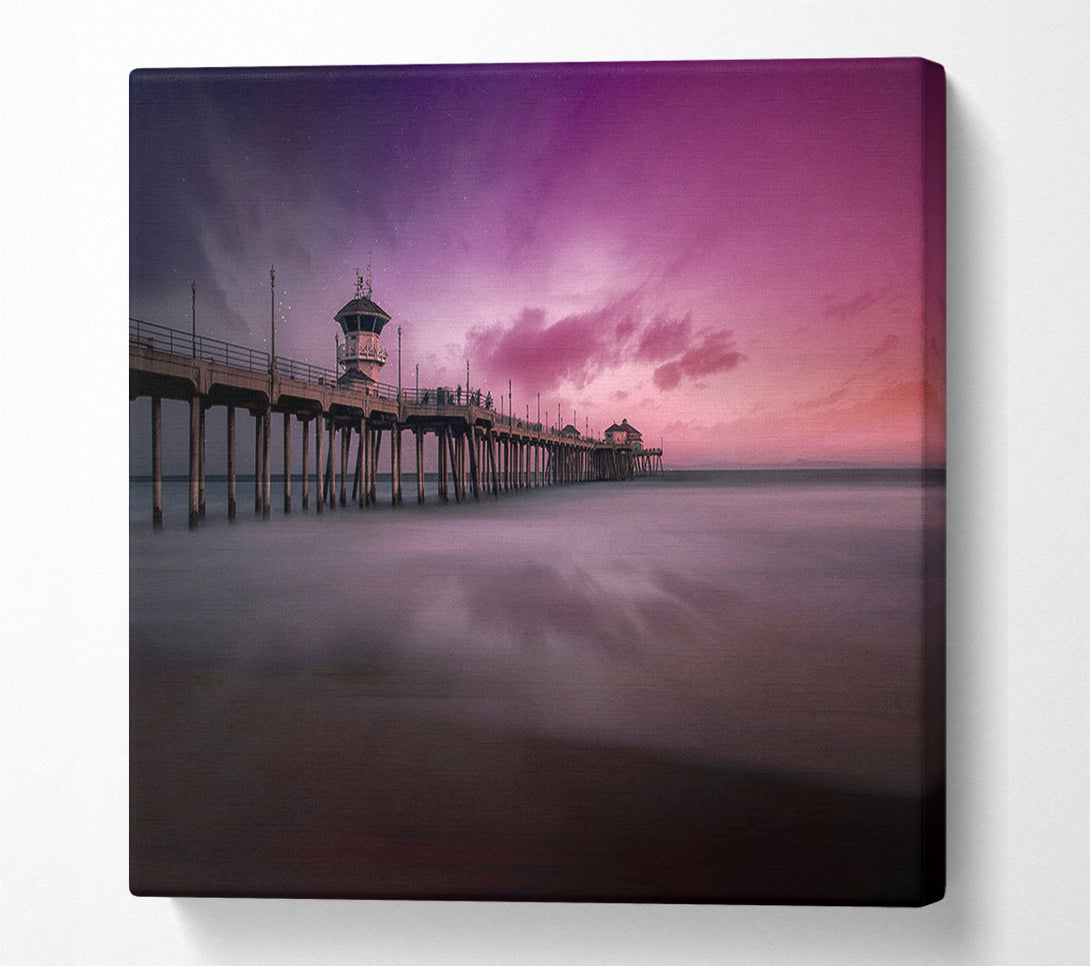  A Canvas Print of Stars In The Pink Skies Canvas Print
