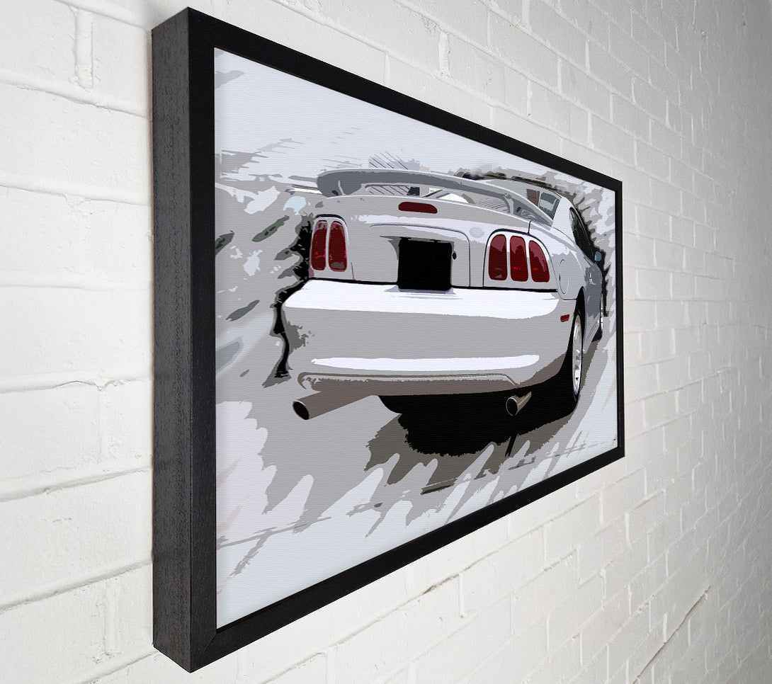  A Canvas Print of Retro Rear Canvas Wall Art