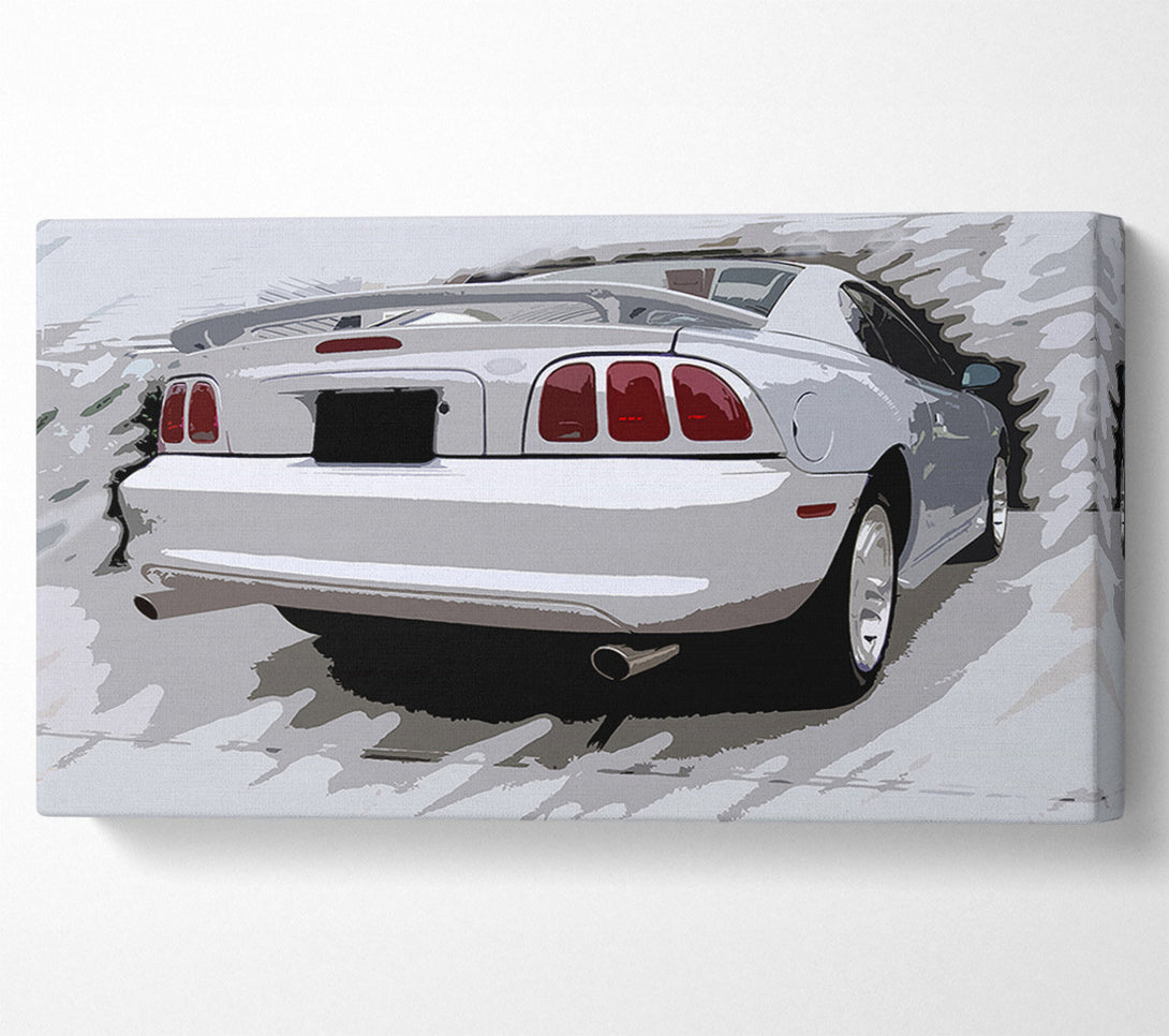  A Canvas Print of Retro Rear Canvas Wall Art