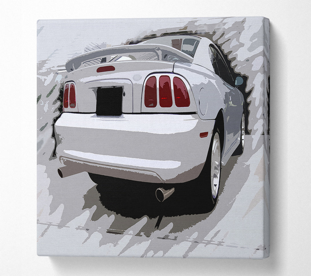 A Canvas Print of Retro Rear Canvas Wall Art